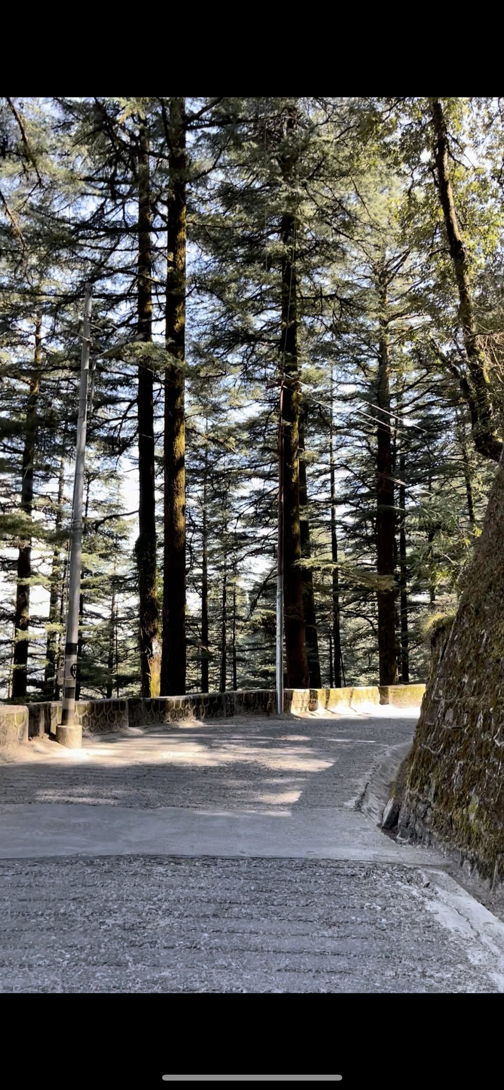The quiet lane to Landour Bakehouse